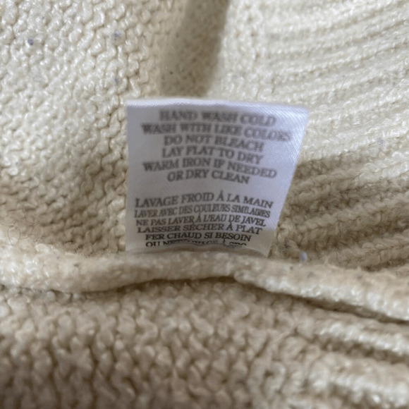 Others Follow Crew Sweater Striped SZ S Brown Cottagecore Neutral Minimalist - Picture 7 of 8